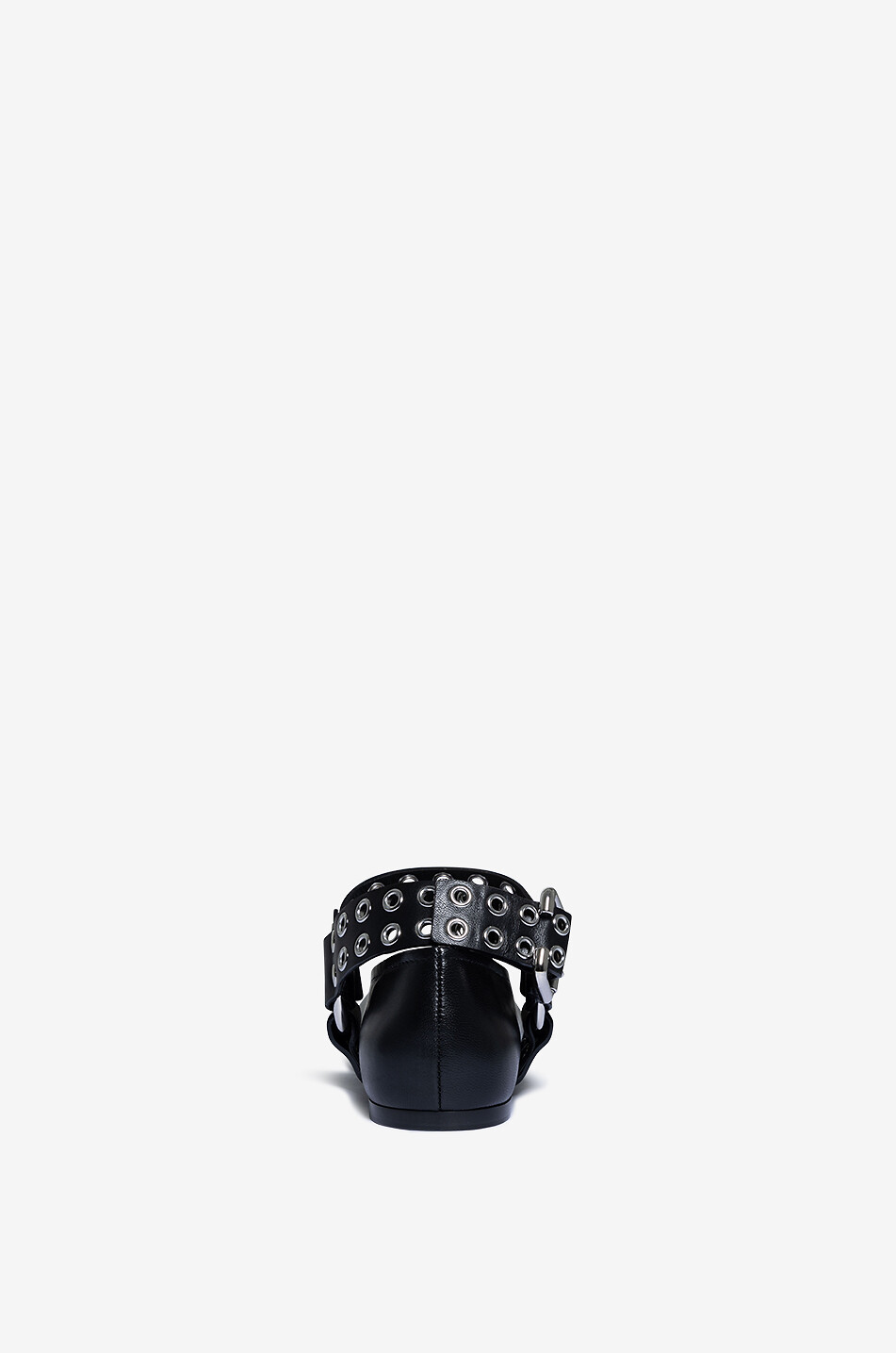 【ALAIA直営店】BALLERINES BIKER EN CUIR ALAÏA BLACK BIKER BALLET FLATS IN CALFSKIN |ALAÏA US