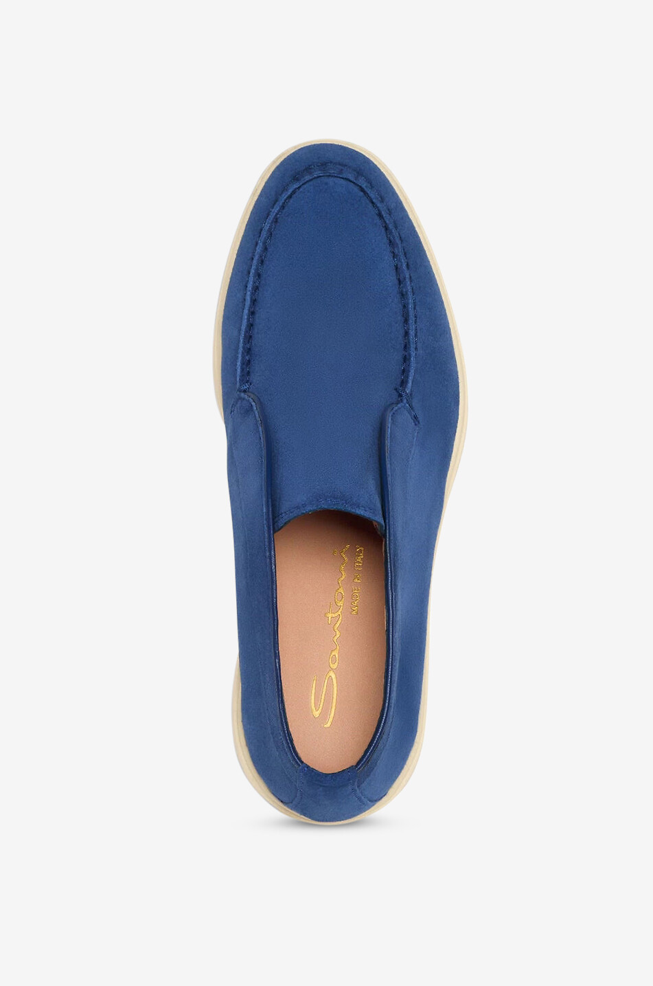 SANTONI Loafer spirit suede ankle boots Women MEDIUM BLUE 4