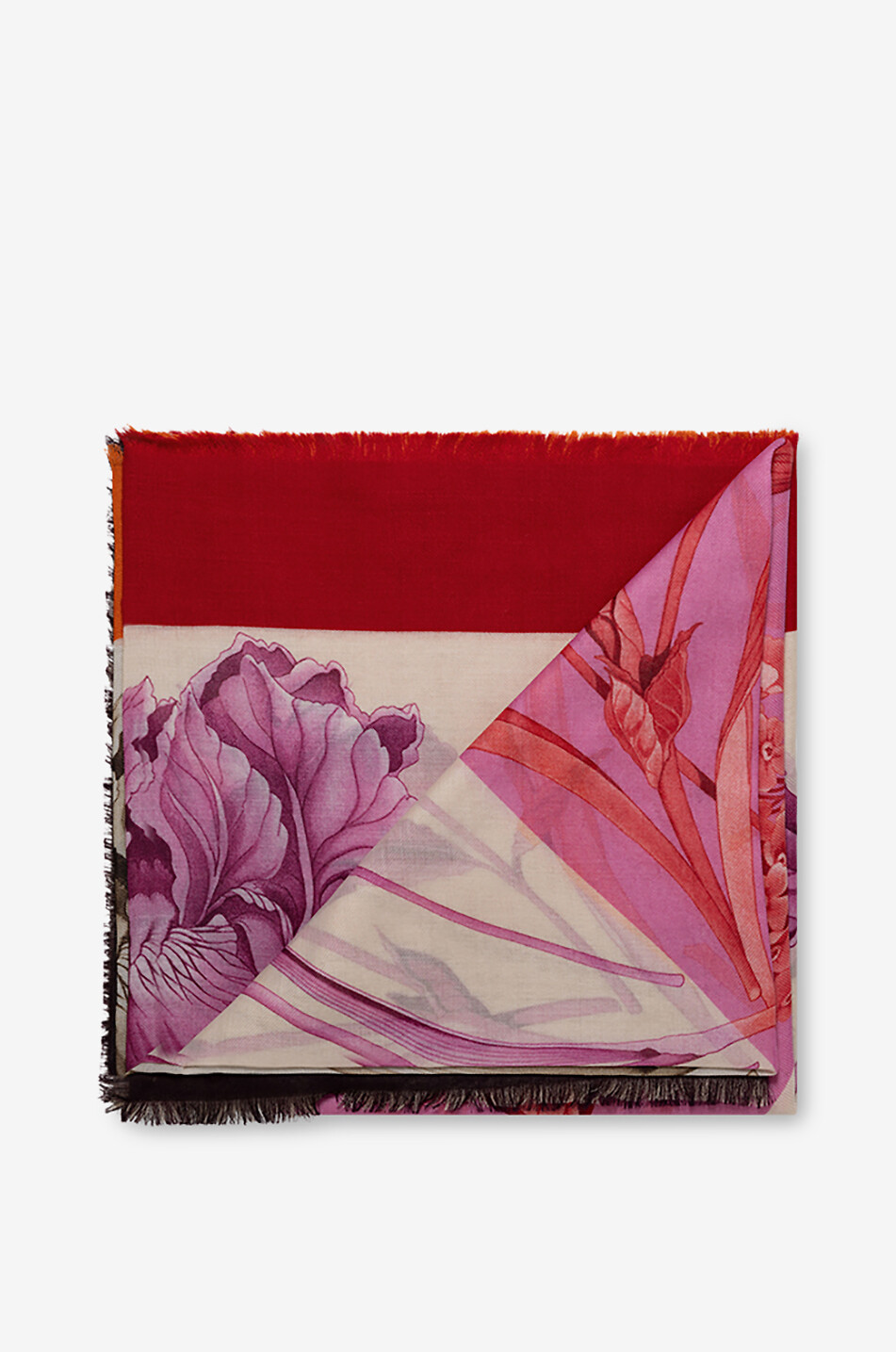 Ortensie cashmere shawl