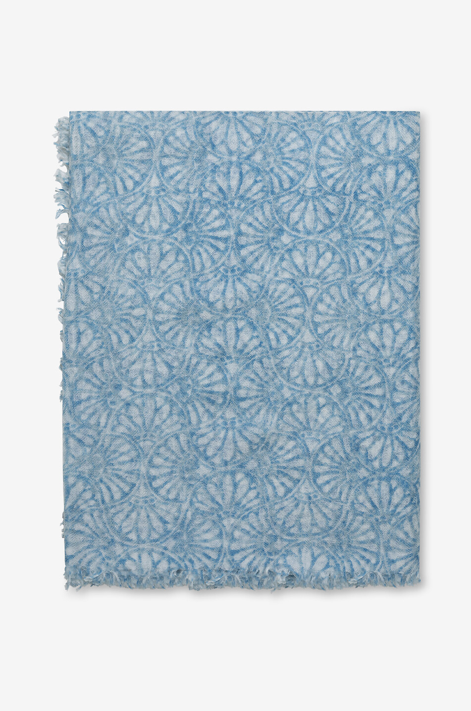 HEMISPHERE Étole en laine Misa Femme BLEU CLAIR 1