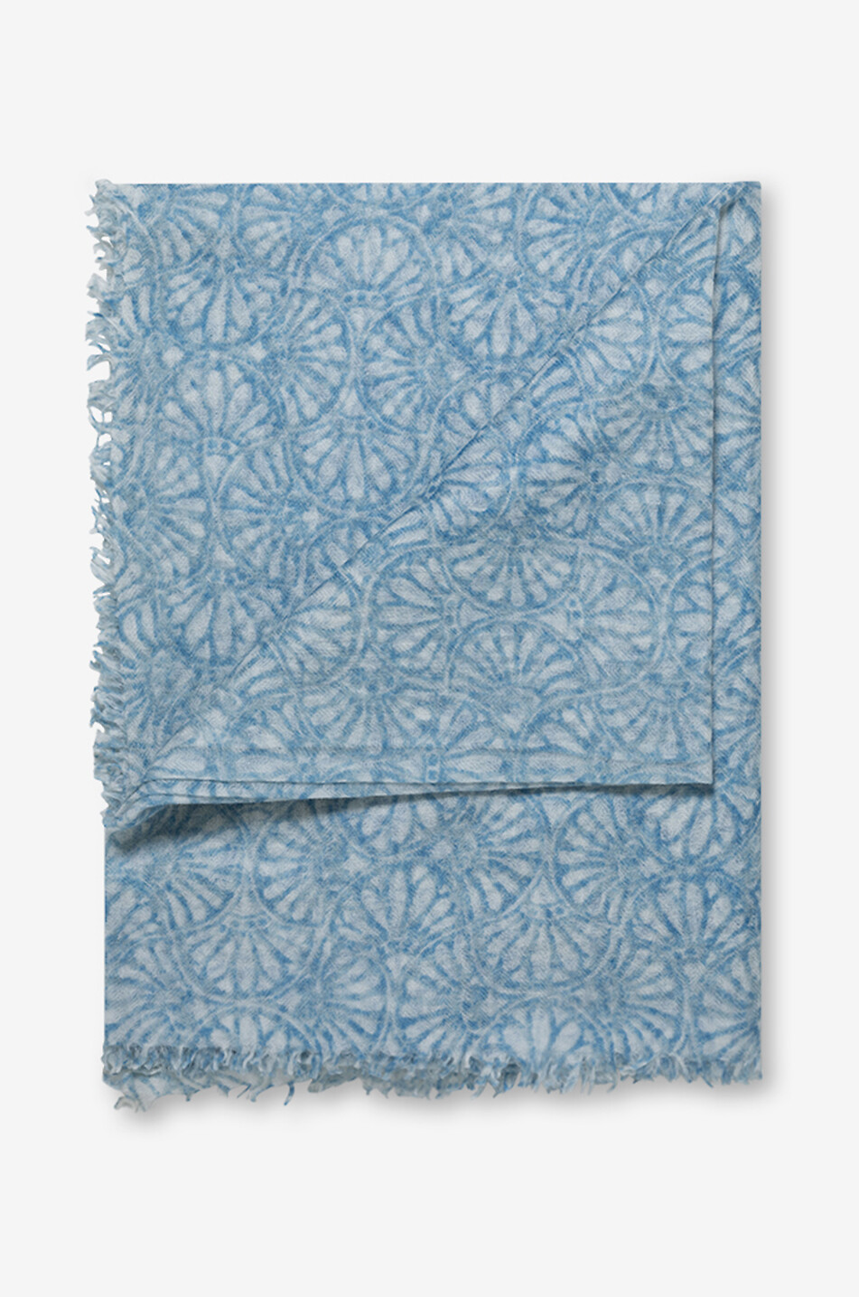 HEMISPHERE Étole en laine Misa Femme BLEU CLAIR 2