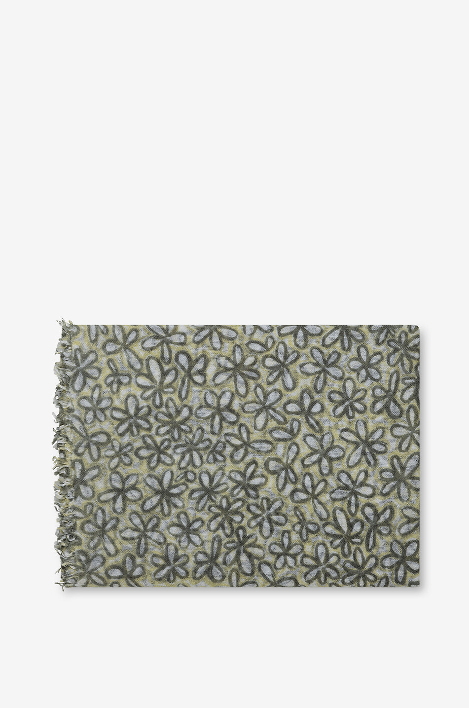 HEMISPHERE Meben wool stole Women KHAKI 1