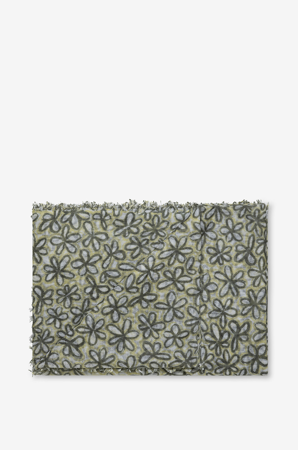 HEMISPHERE Meben wool stole Women KHAKI 2