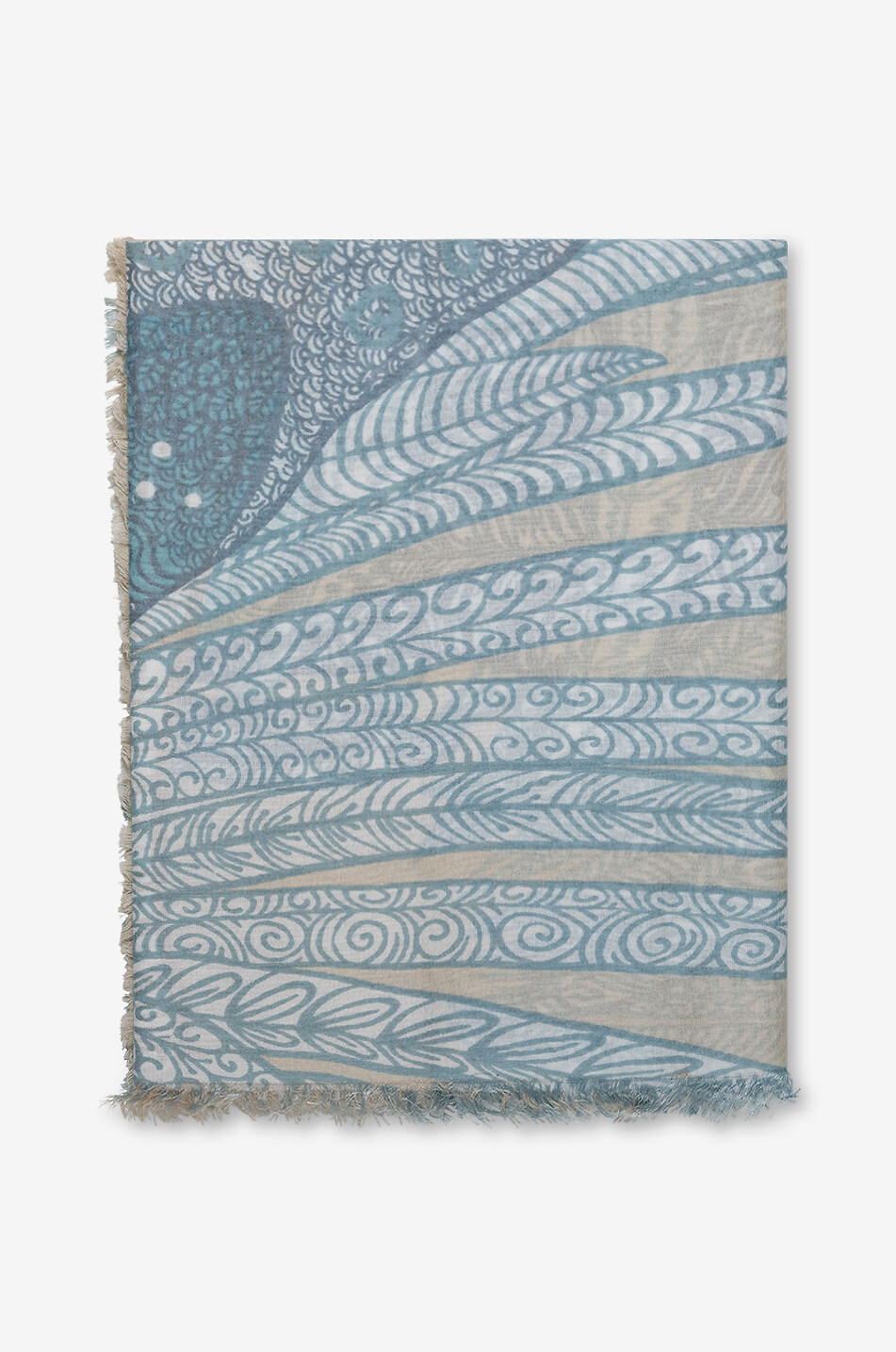 HEMISPHERE Halstuch aus Kaschmir und Seide Mukuq Damen BLAU 1