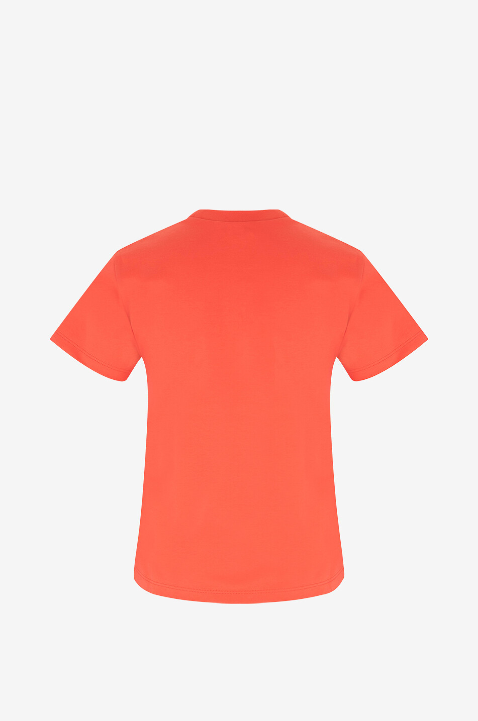 ALEXANDER McQUEEN T-shirt ajusté à manches courtes Cut & Sew Femme ORANGE 2