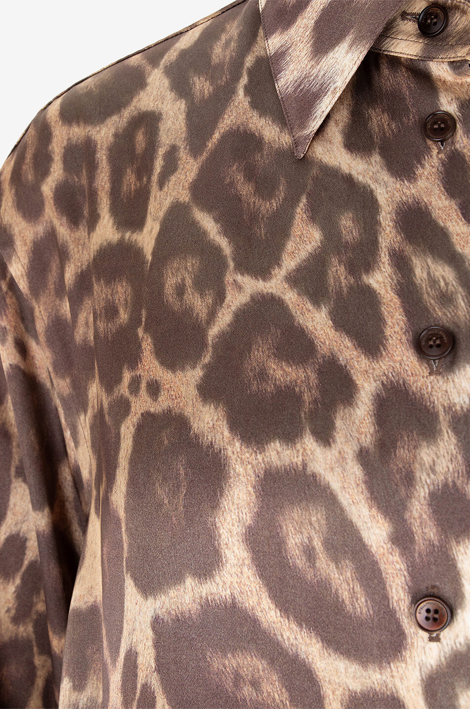 STELLA McCARTNEY Chemise oversize durable Leopard Femme MULTICOLORE 3