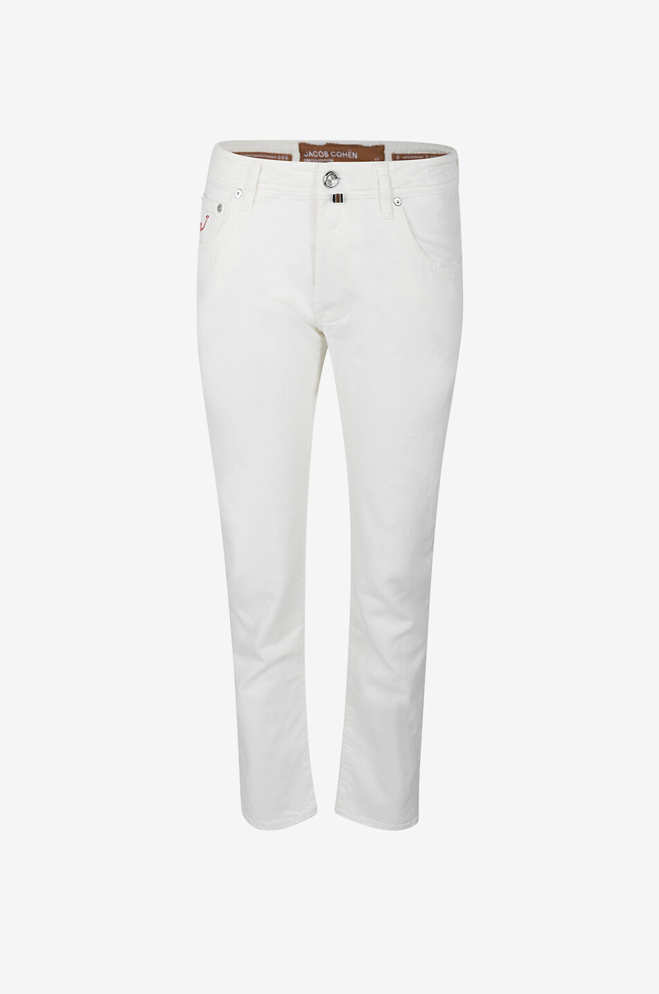 JACOB COHEN Nick cotton slim fit jeans Men EGGSHELL 1