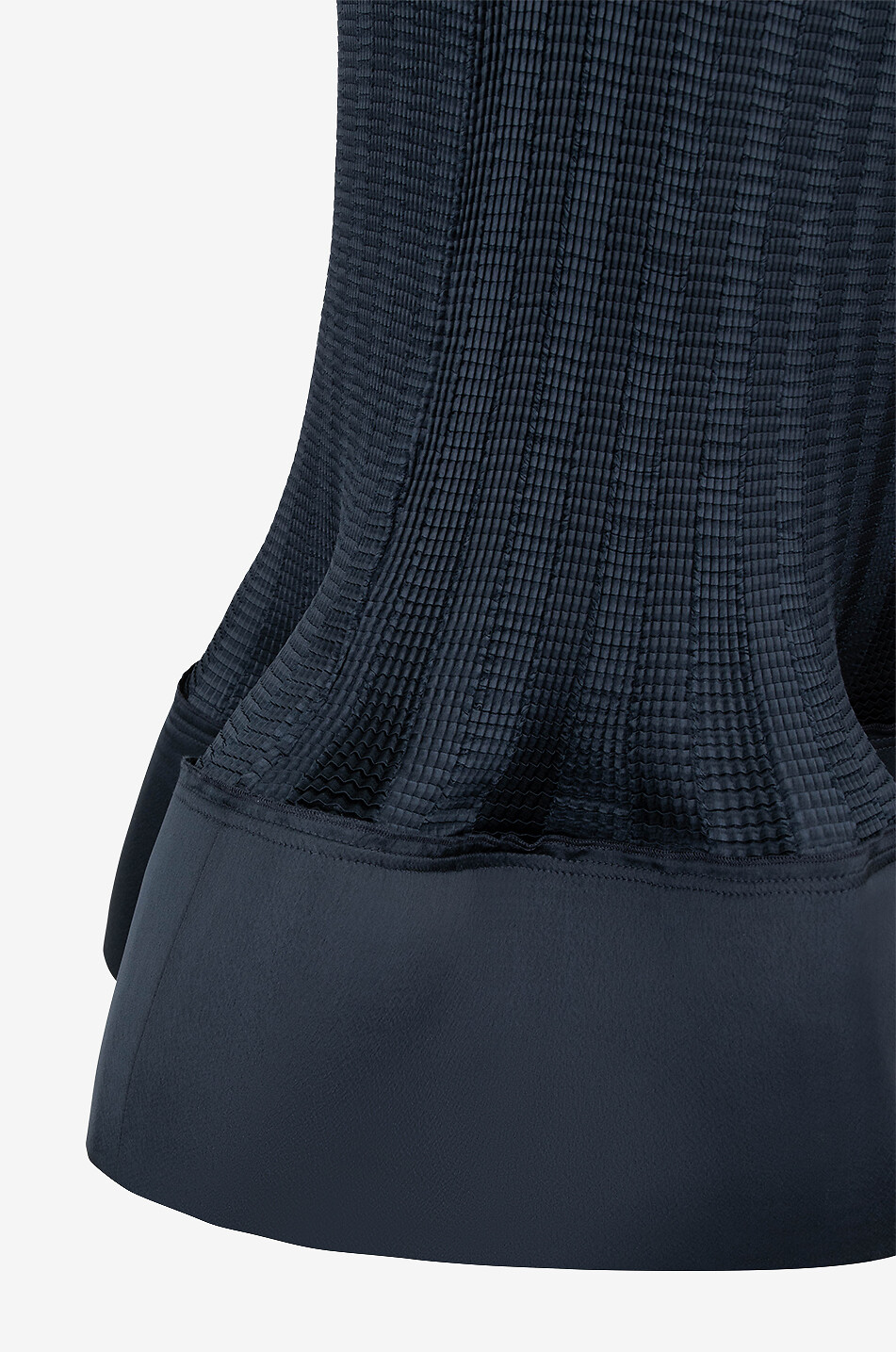 SIMKHAI Hollis long striped knit mermaid skirt Women BLACK 6