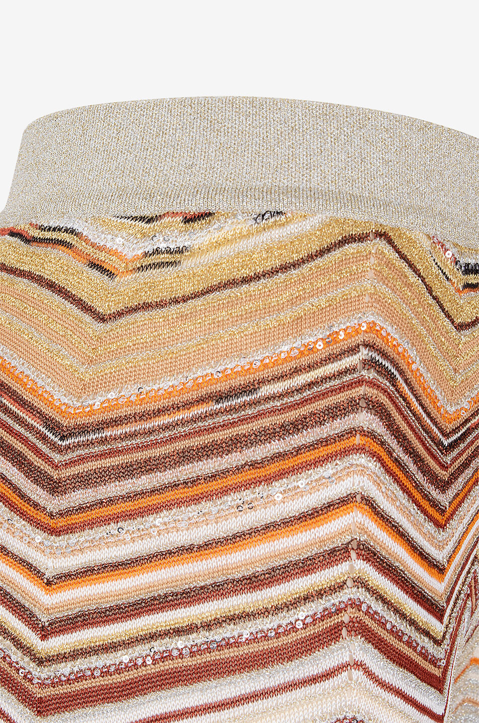 MISSONI Hose mit weitem Bein im Zickzackstrick Damen BUNT 3