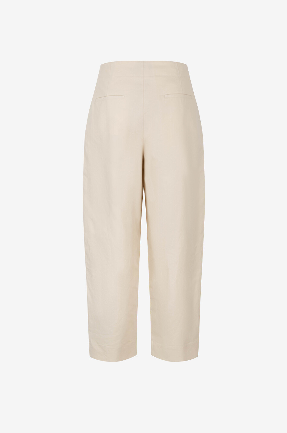 SOEUR Daily cotton wide-leg trousers Women EGGSHELL 2
