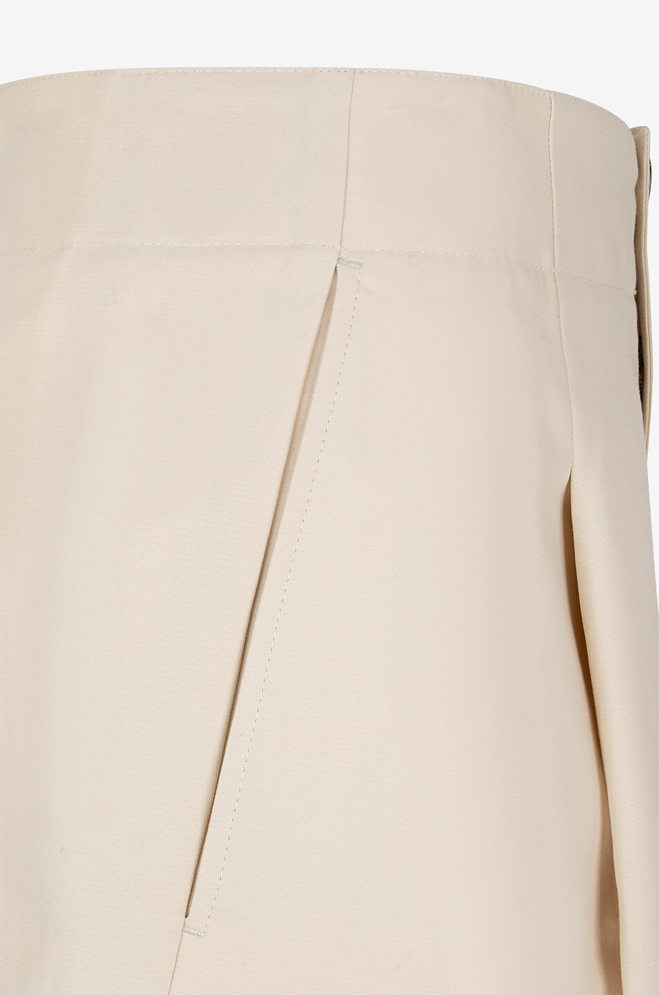 SOEUR Daily cotton wide-leg trousers Women EGGSHELL 3
