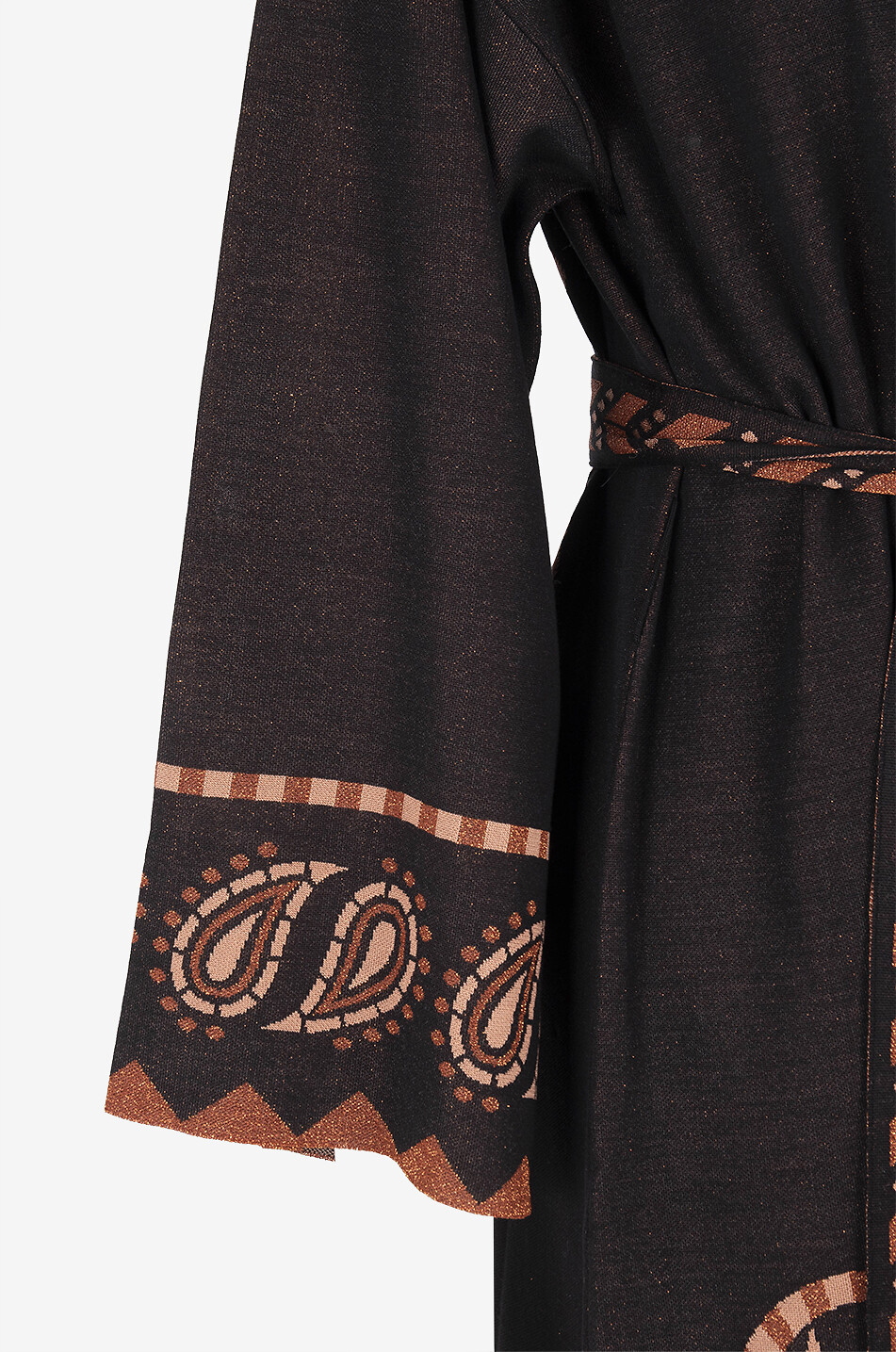 ALANUI Strickmantel aus Seidenmix Wild Wonder Foulard Damen HELLBRAUN 3