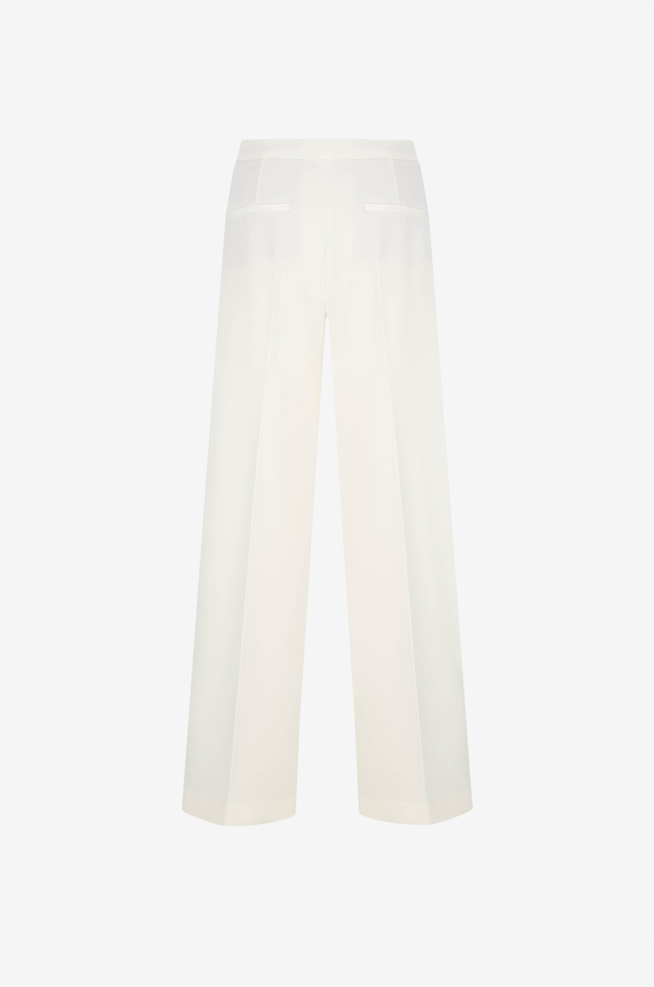 SEDUCTIVE Bridget twill flared trousers Women EGGSHELL 2
