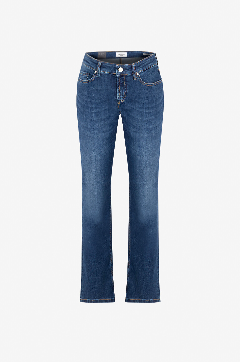 CAMBIO Jeans mit geradem Bein aus Baumwolle Piper Long Damen BLAU 1