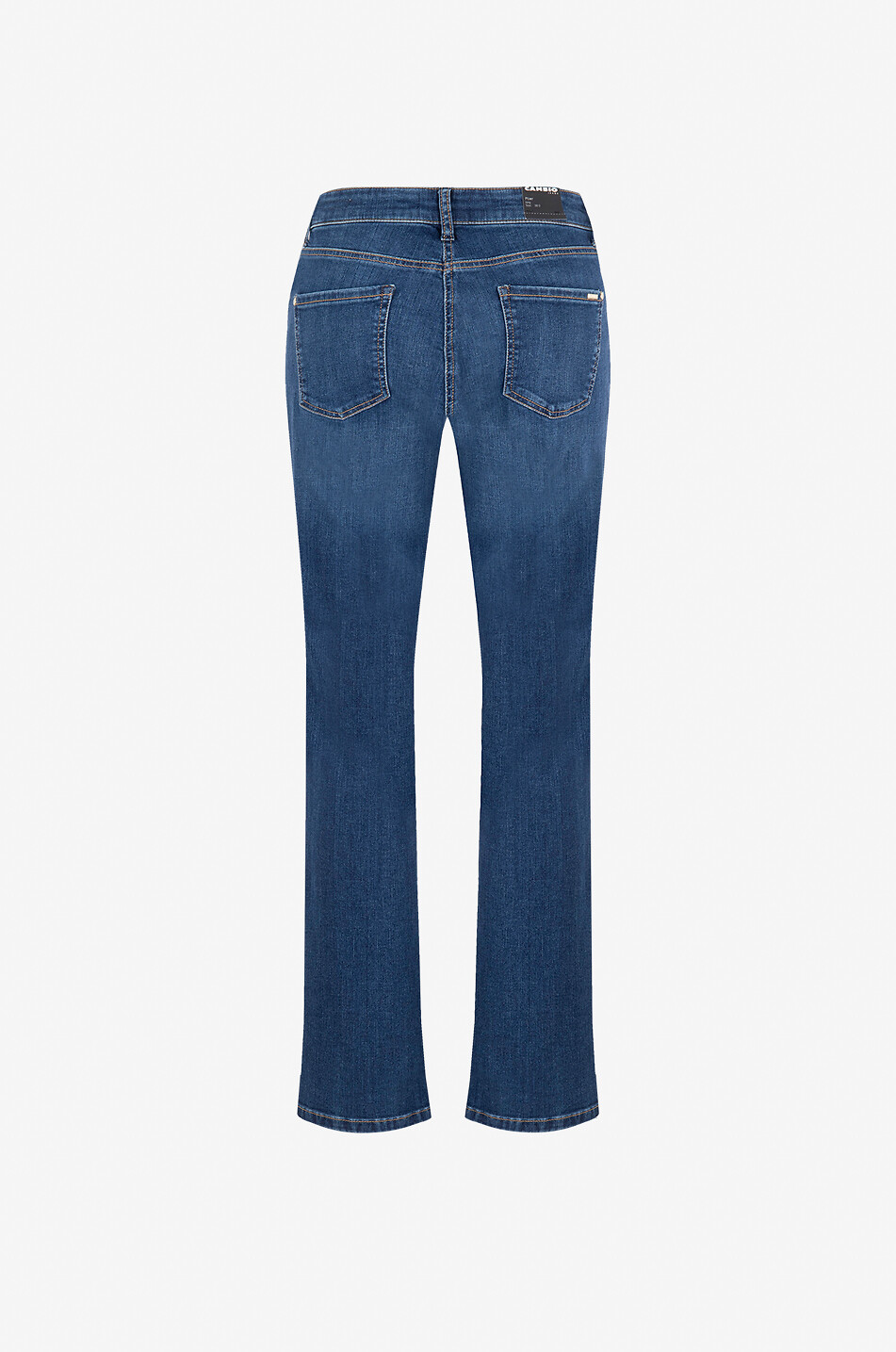 CAMBIO Jeans mit geradem Bein aus Baumwolle Piper Long Damen BLAU 2