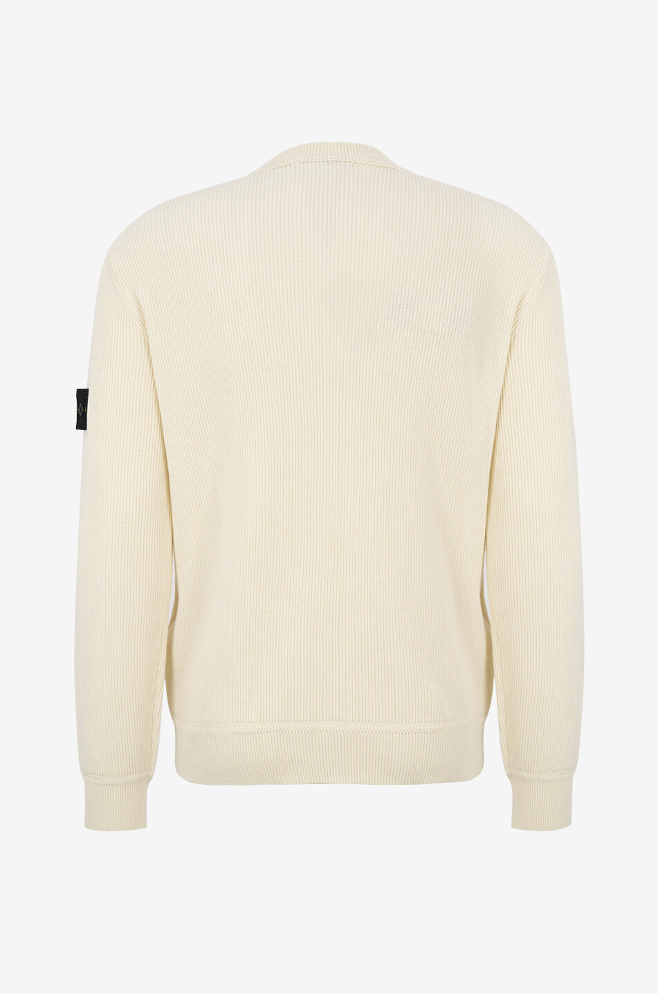 STONE ISLAND 5100054 organic cotton round-neck jumper Men Light beige 2