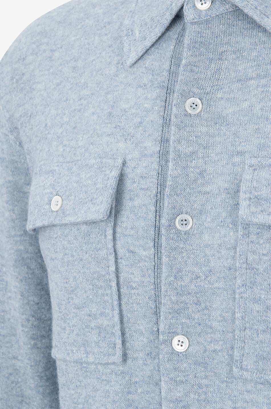 Corviglia cashmere shirt jacket