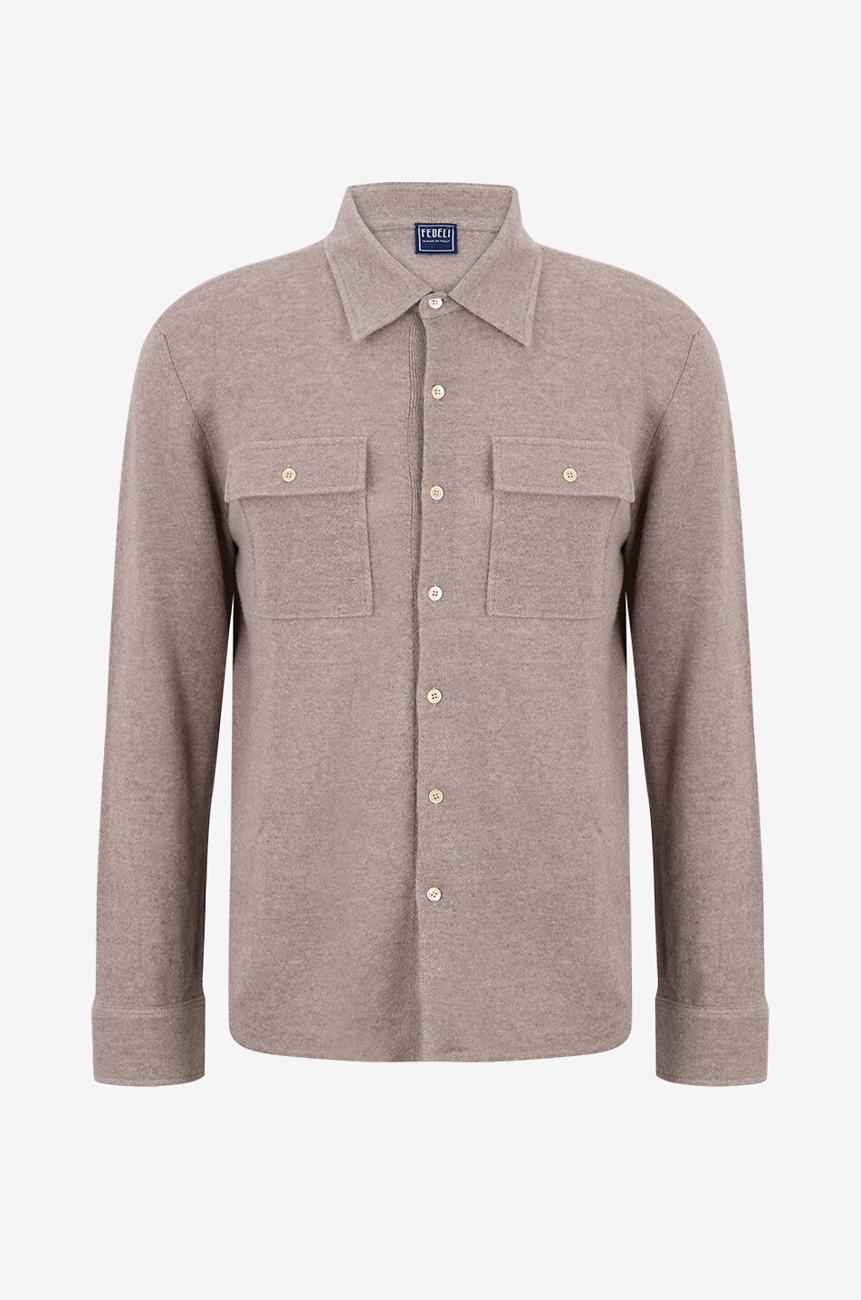 Corviglia cashmere shirt jacket