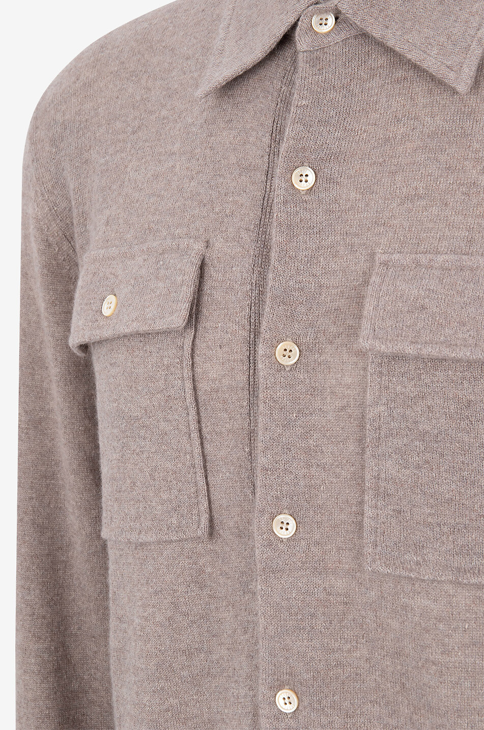 Corviglia cashmere shirt jacket
