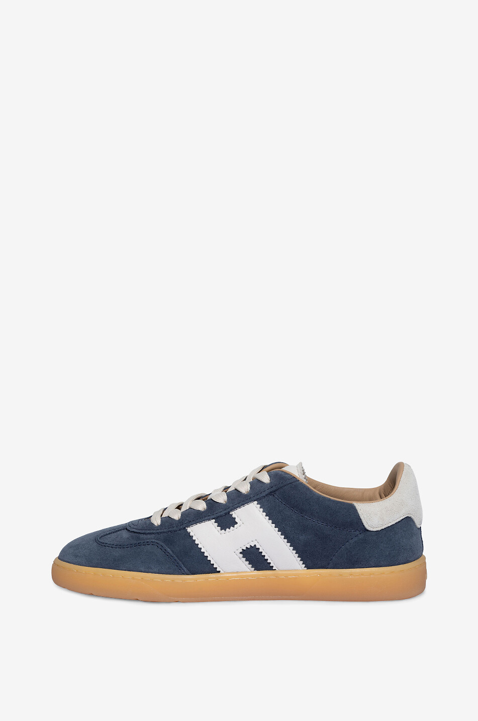 HOGAN Niedrige Schnürsneakers aus Wildleder Hogan Cool Damen DUNKELBLAU 3