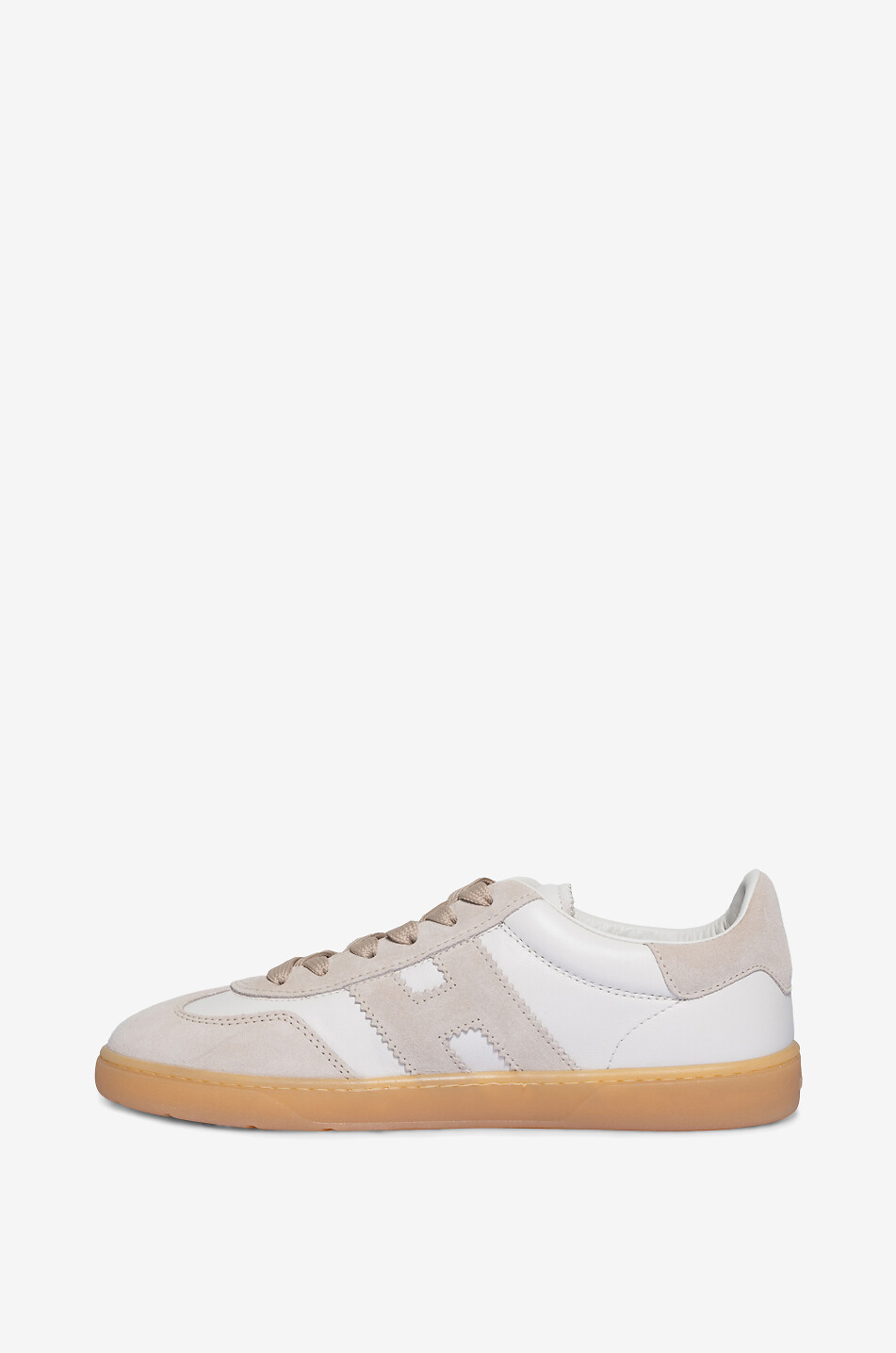 HOGAN Niedrige Sneakers aus Glatt- und Wildleder Hogan Cool Damen BEIGE 3
