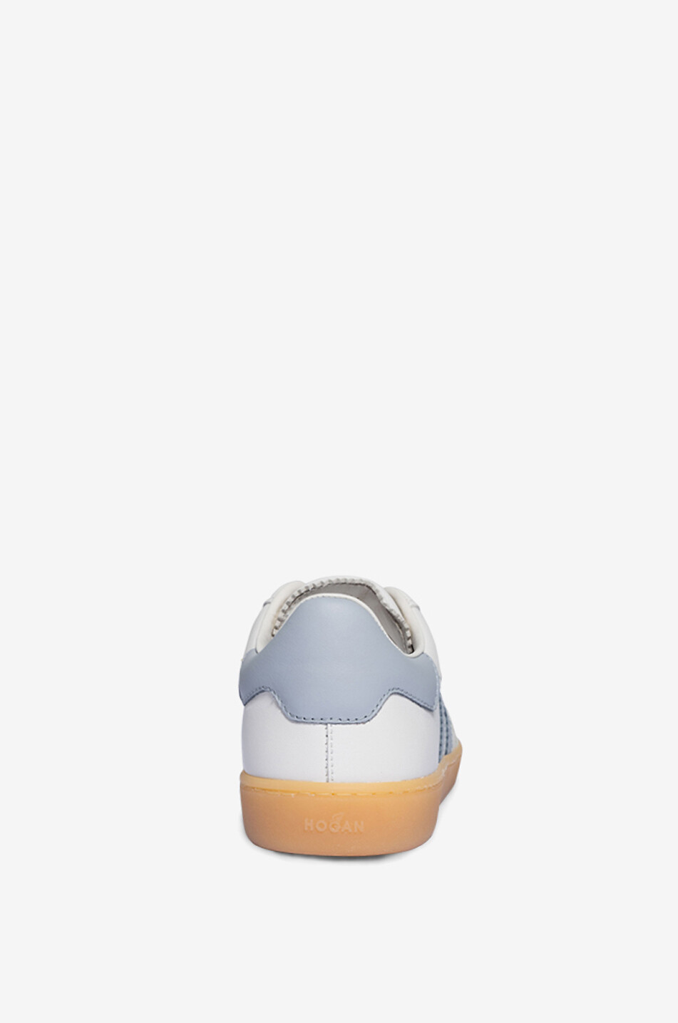 HOGAN Baskets basses en cuir lisse et daim Hogan Cool Femme BLEU CLAIR 4