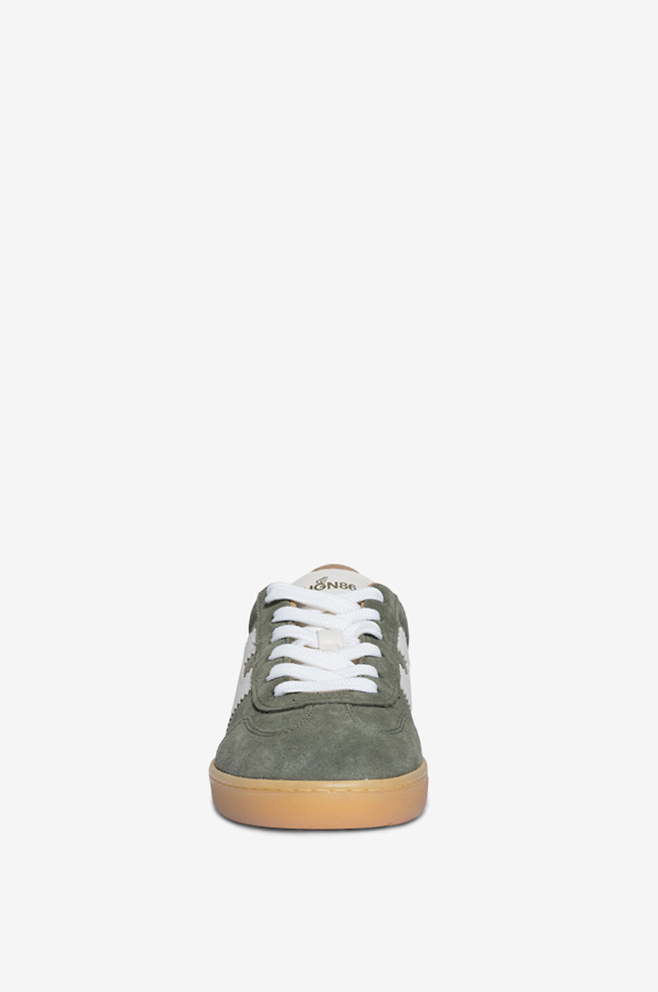 HOGAN Niedrige Sneakers aus Wild- und Glattleder Hogan Cool Damen DUNKELGRÜN 2