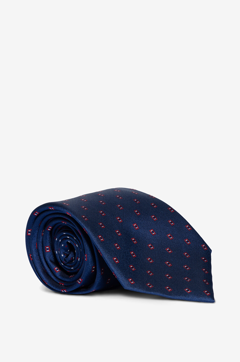 BRIONI Cravate en soie à motifs rectangulaires Homme BLEU FONCE 1
