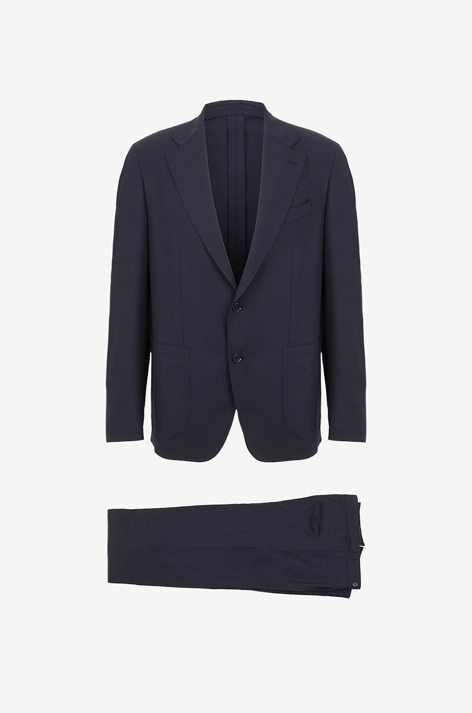 Einreihiger Anzug aus Wolle
