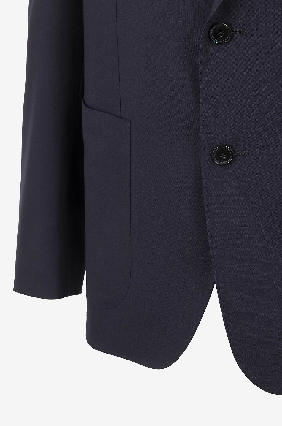 Einreihiger Anzug aus Wolle