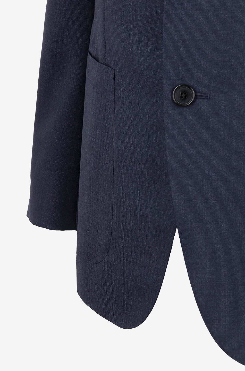 CARUSO Costume en laine chiné Homme BLEU FONCE 3