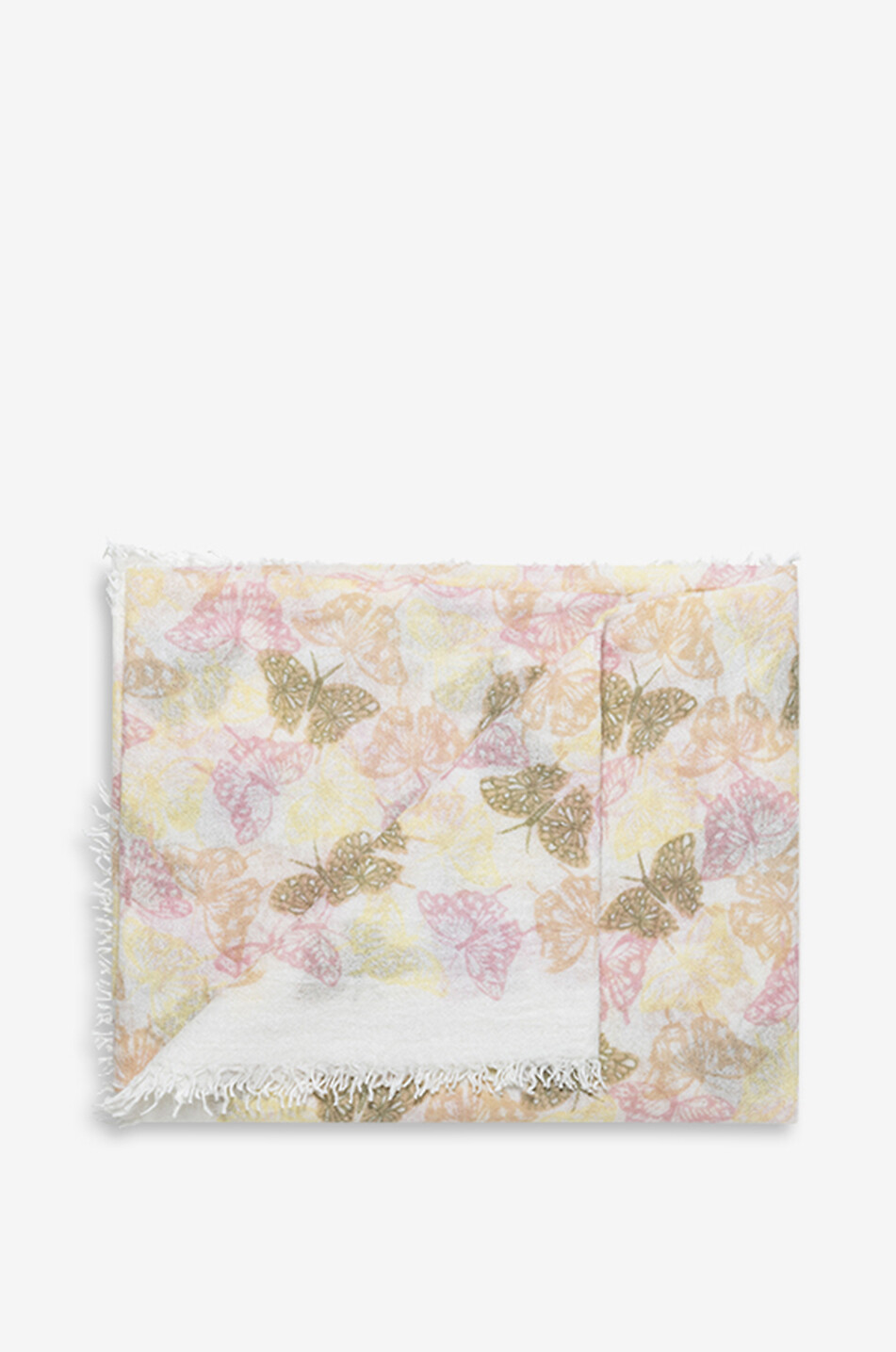 HEMISPHERE Mufair cashmere silk and modal stole Women YELLOW 2