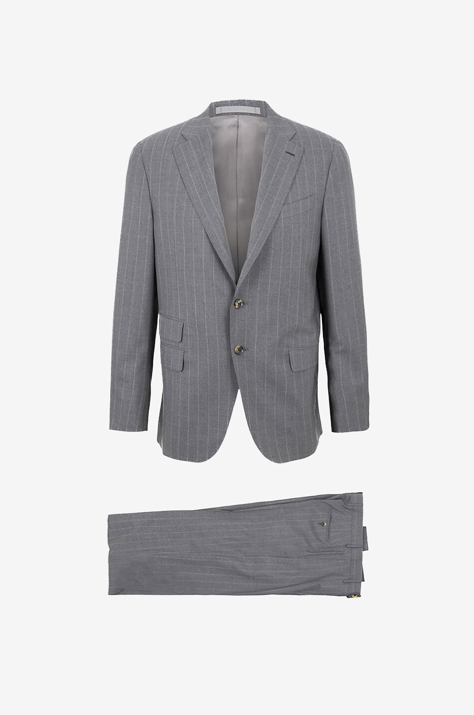 Pinstripe wool suit