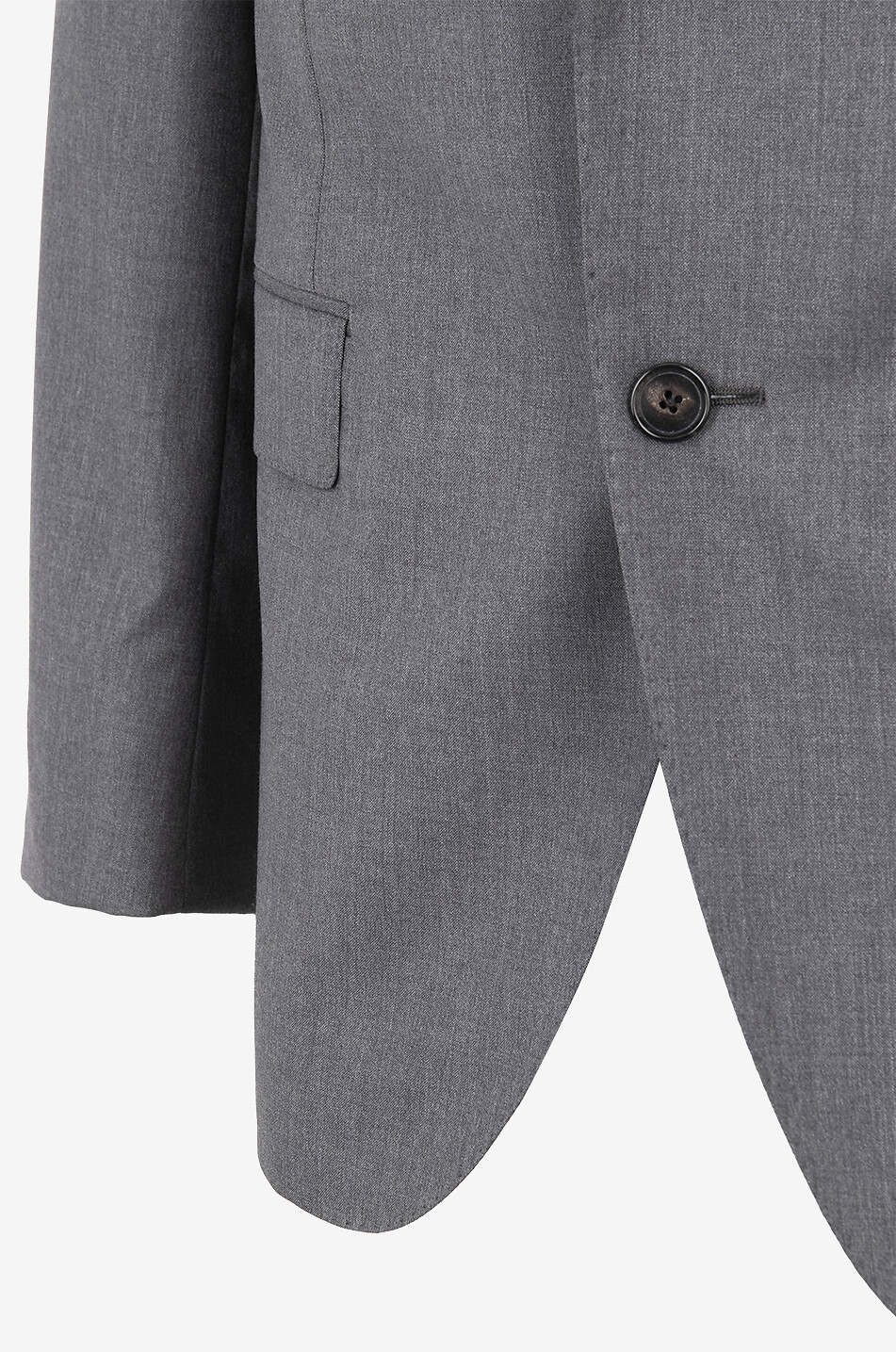 CARUSO Costume chiné en laine Homme GRIS MOYEN 3