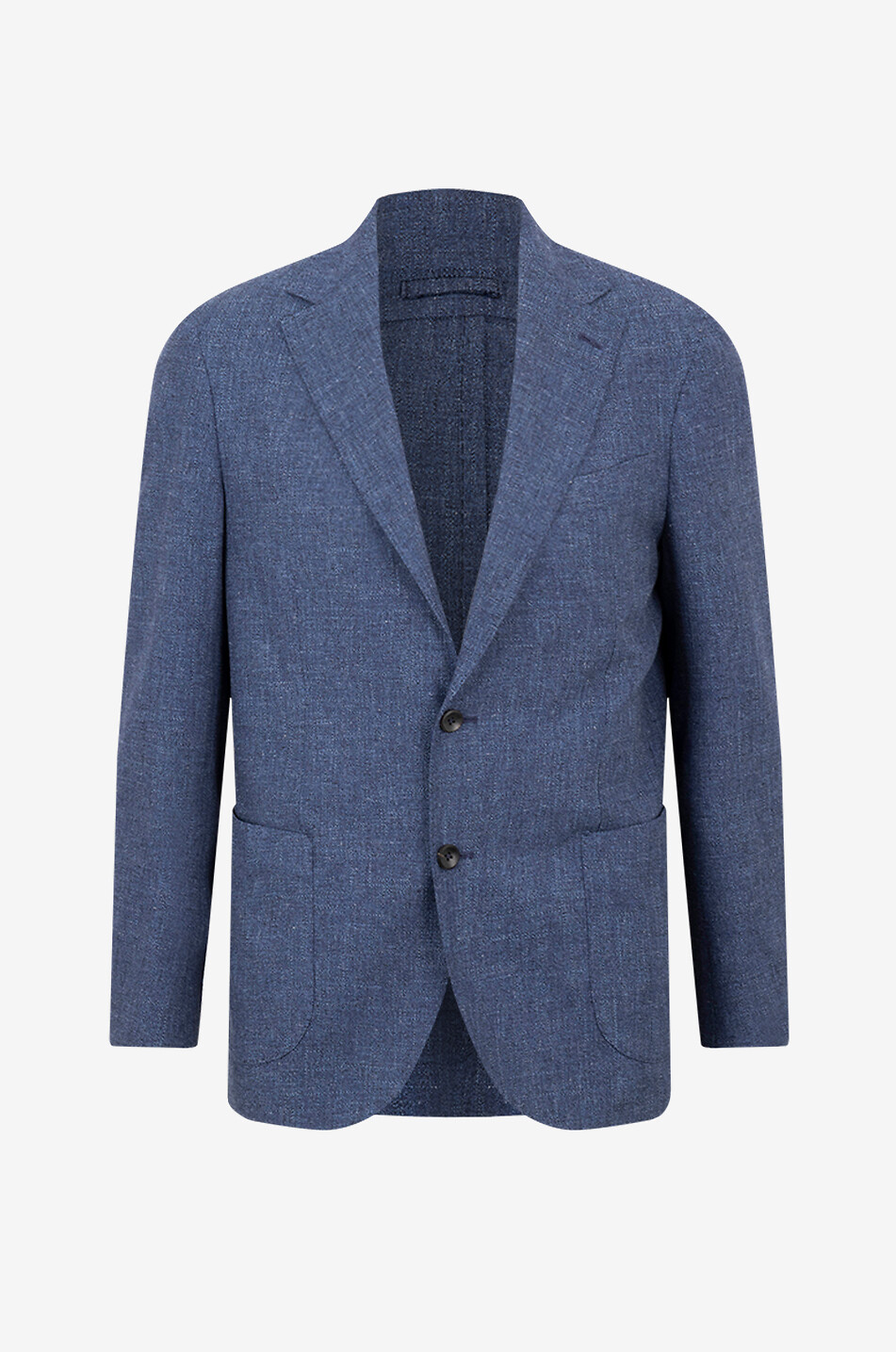 Blazer aus Schurwolle Baumwolle und Leinen