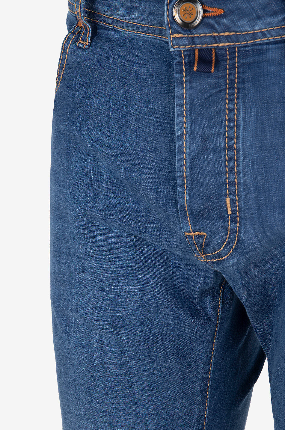 Bard Tennis cotton and viscose straight-leg jeans