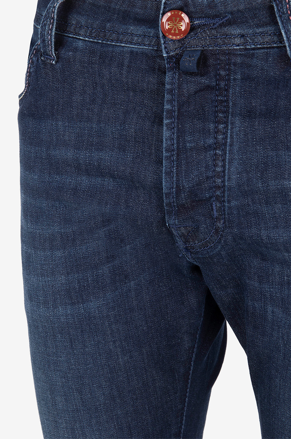 Bard cotton straight-leg jeans