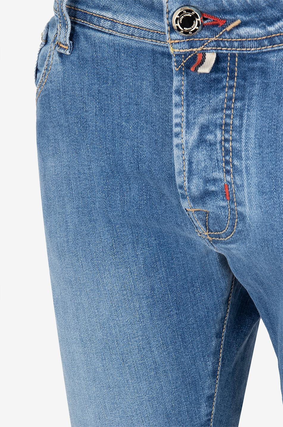 JACOB COHEN Jean slim en coton Nick Limited Edition Homme BLEU CLAIR 3