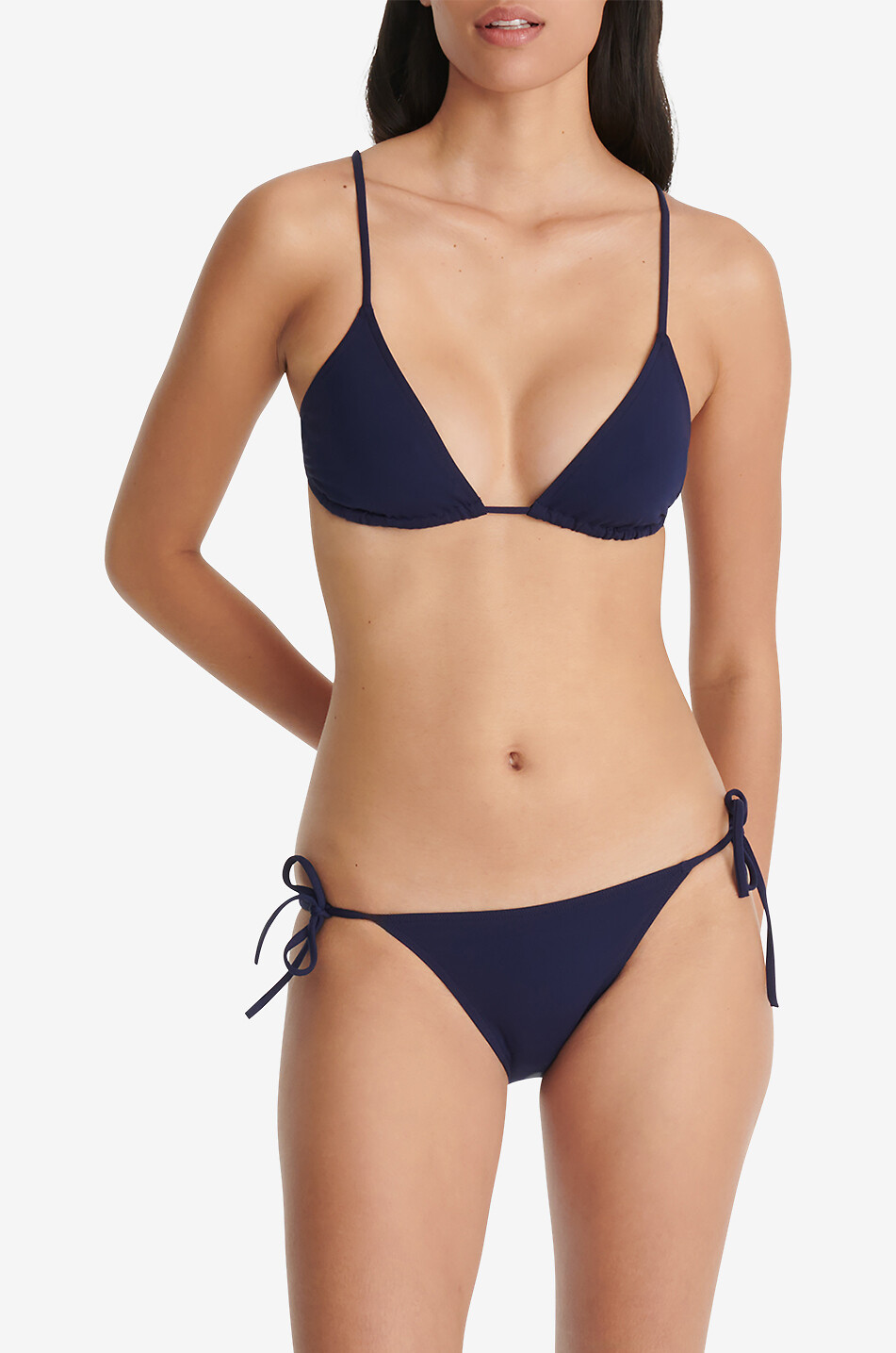 ERES Malou low-rise triangle bikini bottoms Women DARK BLUE 2