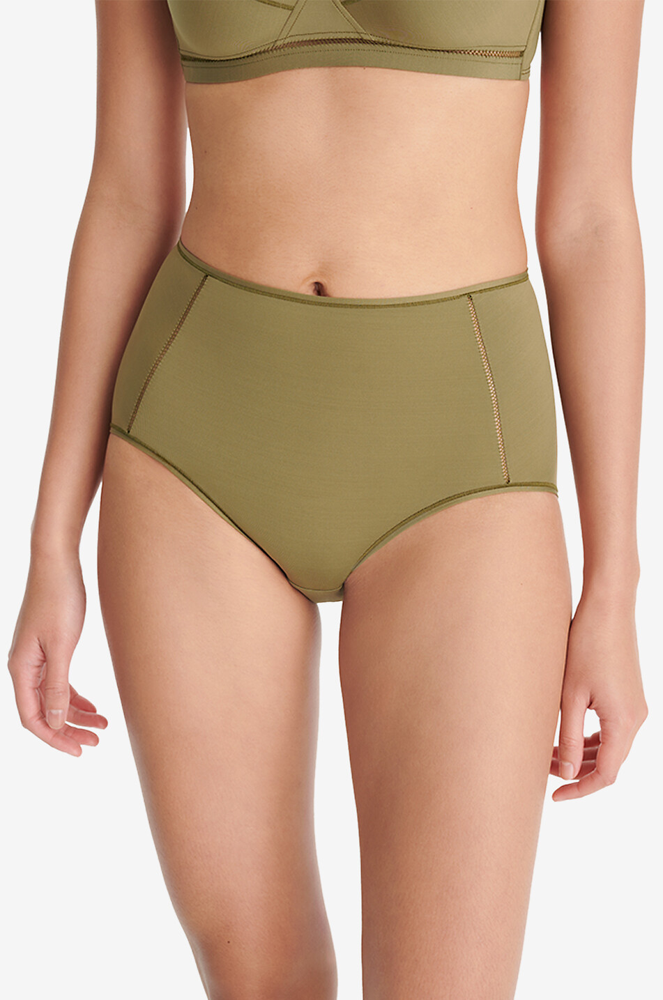 ERES Brina high-rise jersey panties Women GREEN 4