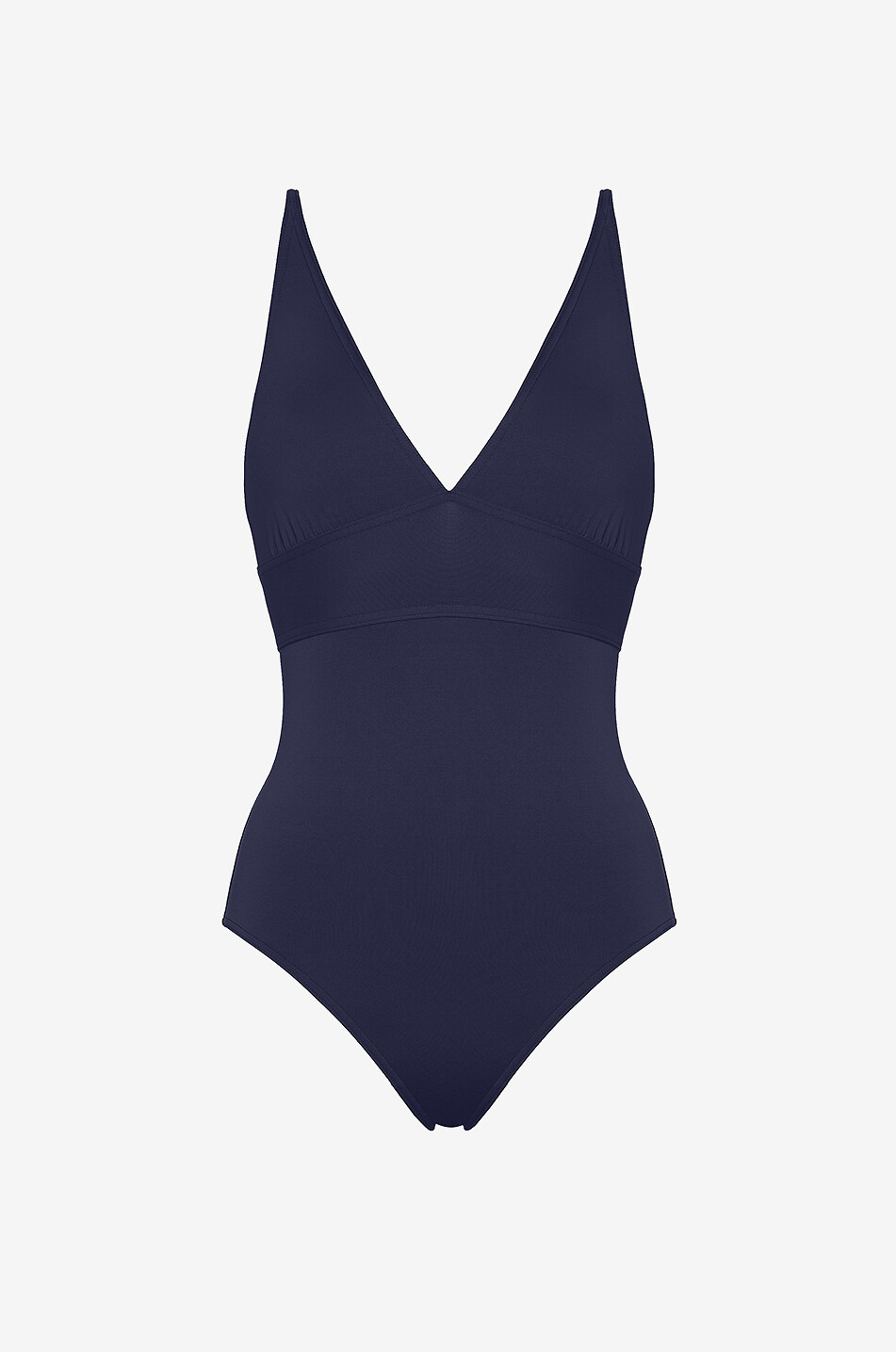 Larcin triangle one-piece swimsuit