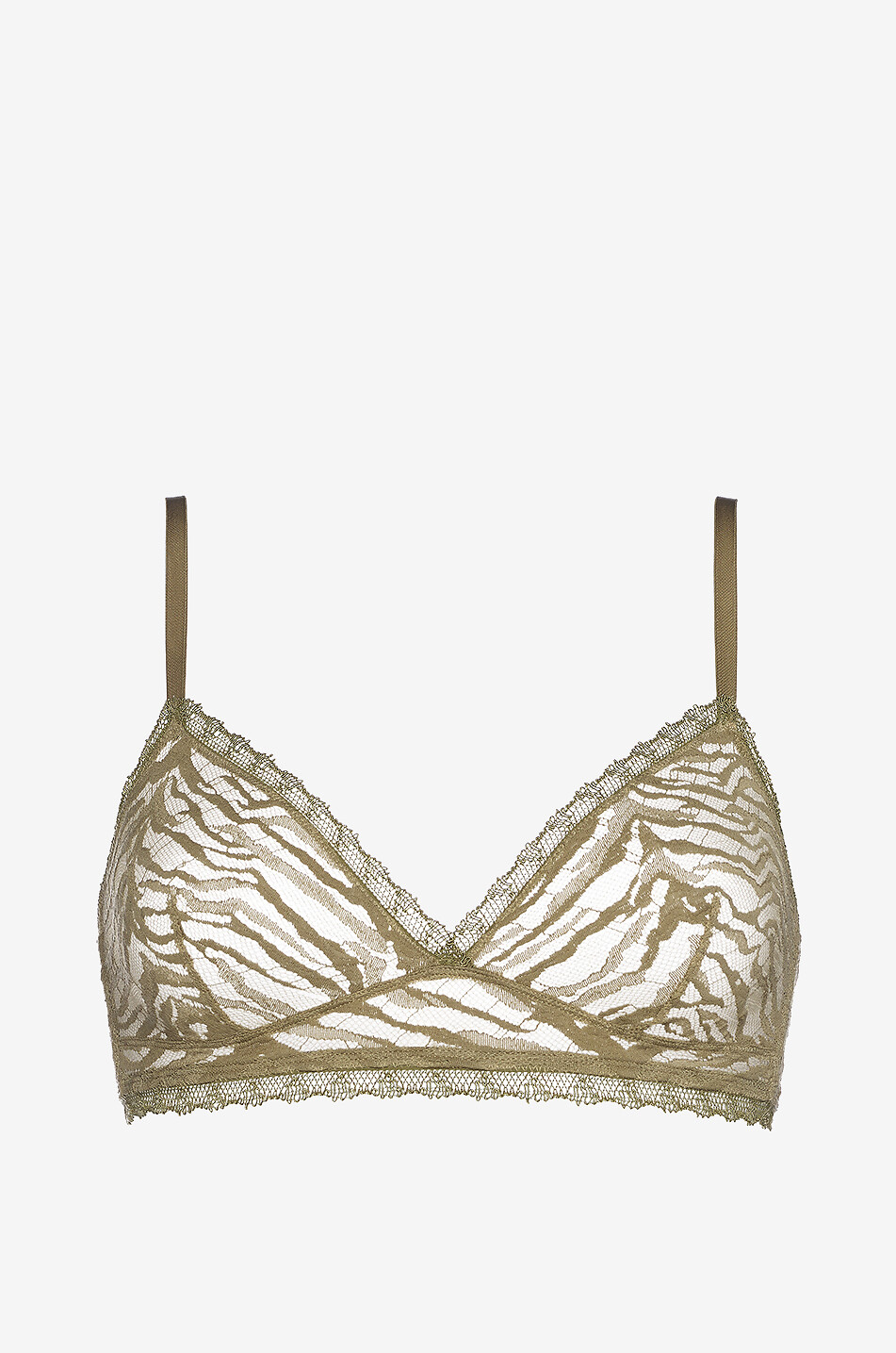 ERES Désert lace triangle bra Women GREEN 1