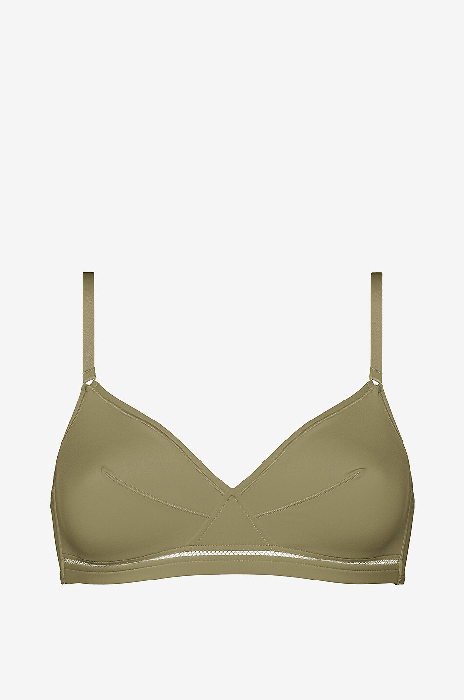 ERES Soutien-gorge triangle en jersey Lydia Femme VERT 1