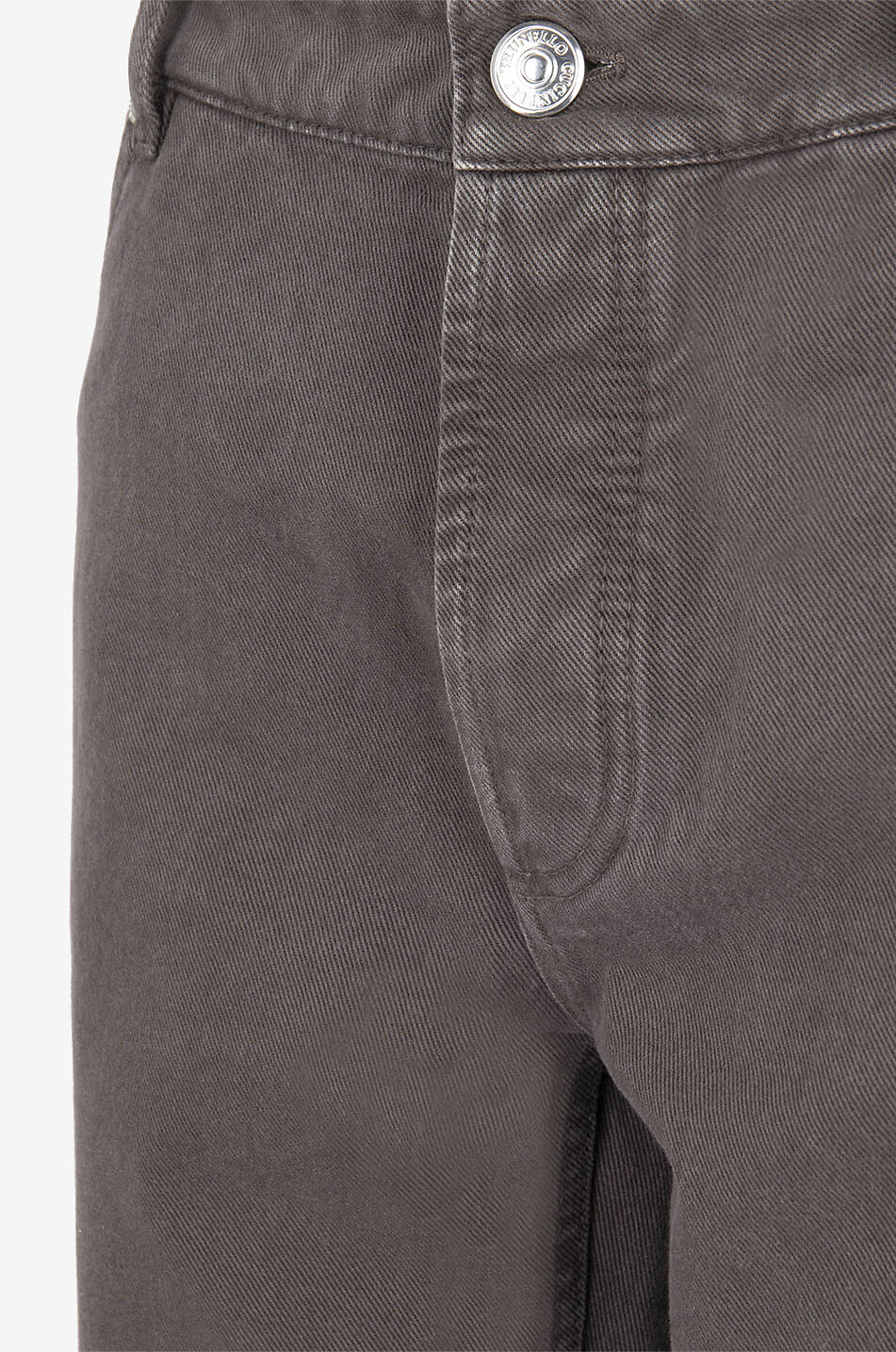 BRUNELLO CUCINELLI Gerade Jeans aus Denim Traditional Fit Herren BRAUN 3