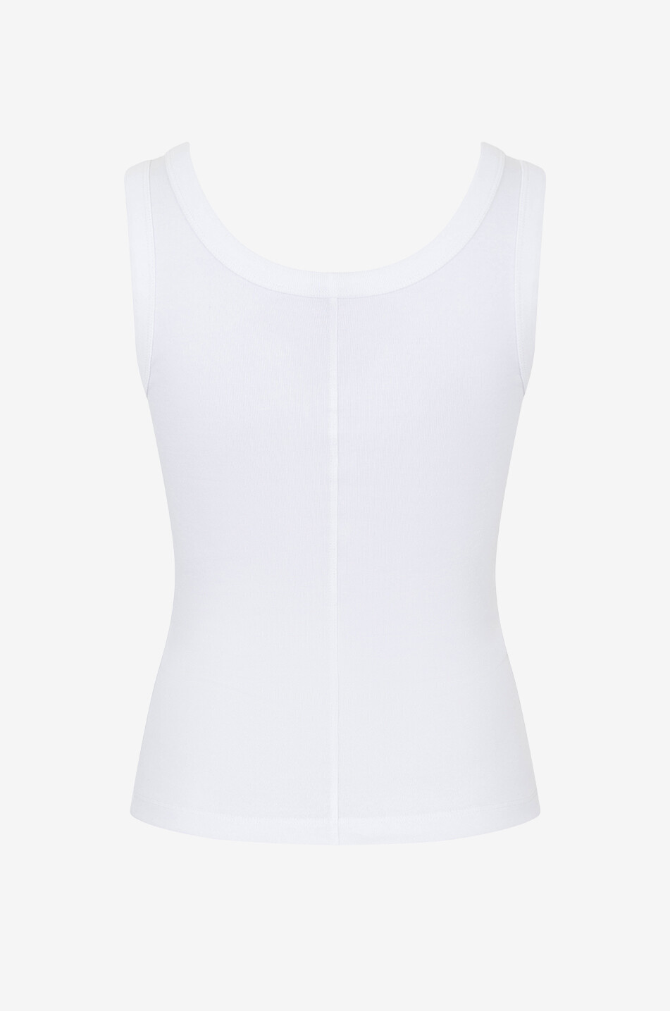FLORE FLORE Tanktop mit U-förmigem Ausschnitt Hillie Tank Damen WEISS 2