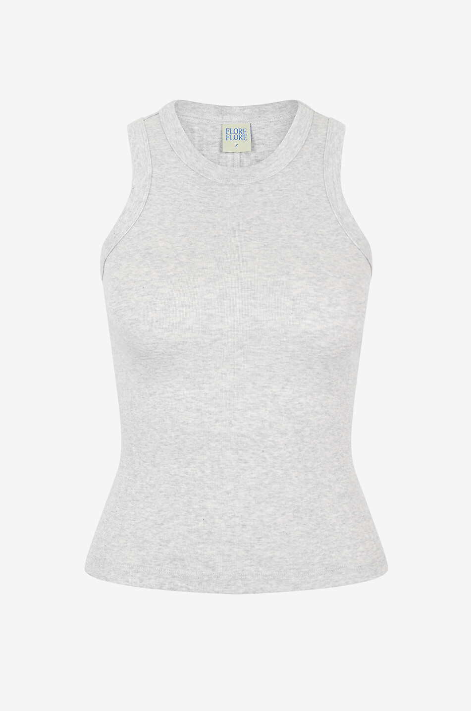 FLORE FLORE Débardeur en coton biologique Hannah Femme GRIS CLAIR 1