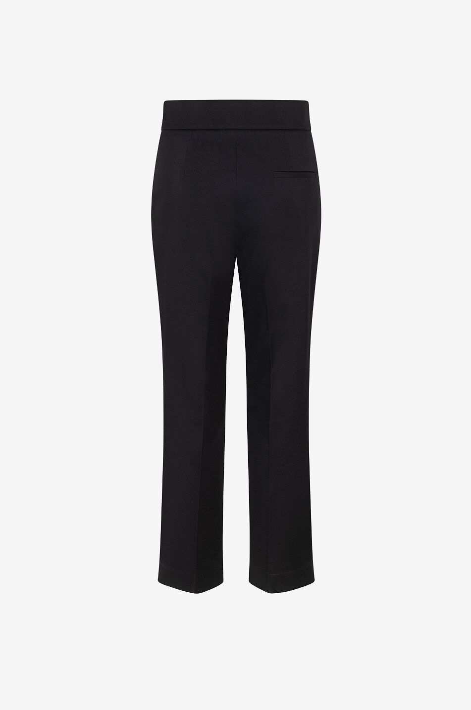 FORTE FORTE Pantalon fuselé en coton Femme NOIR 2