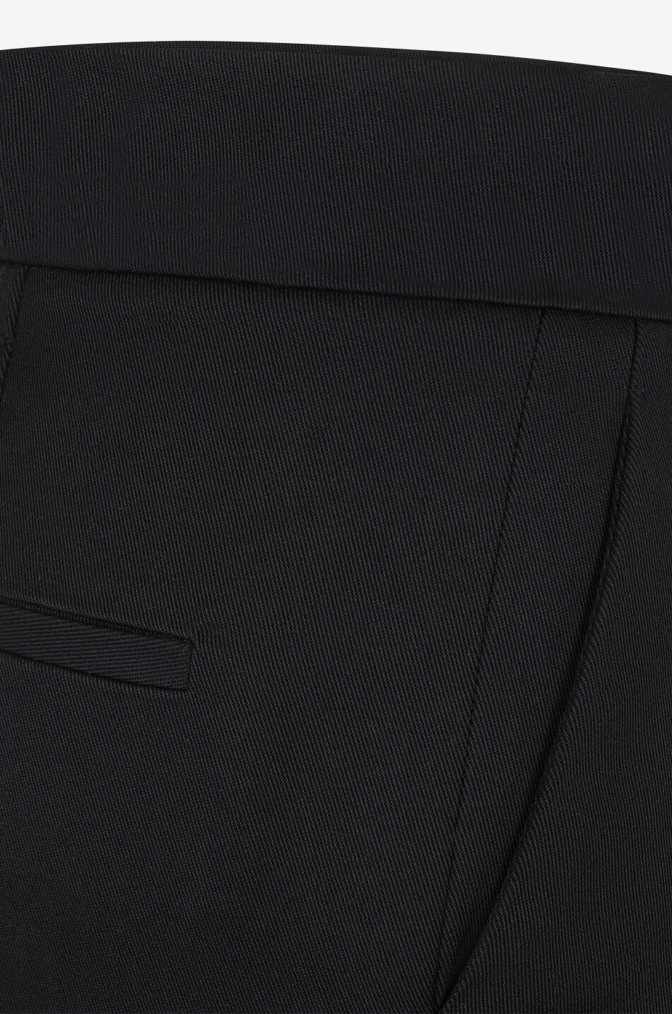 FORTE FORTE Pantalon fuselé en coton Femme NOIR 3