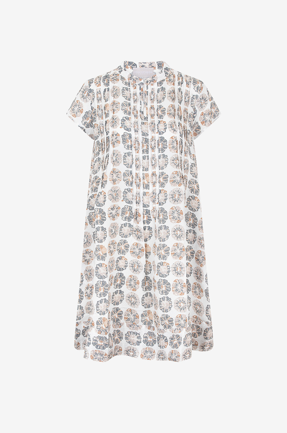 HEMISPHERE Isina silk short dress Women MULTI COLOURED 1