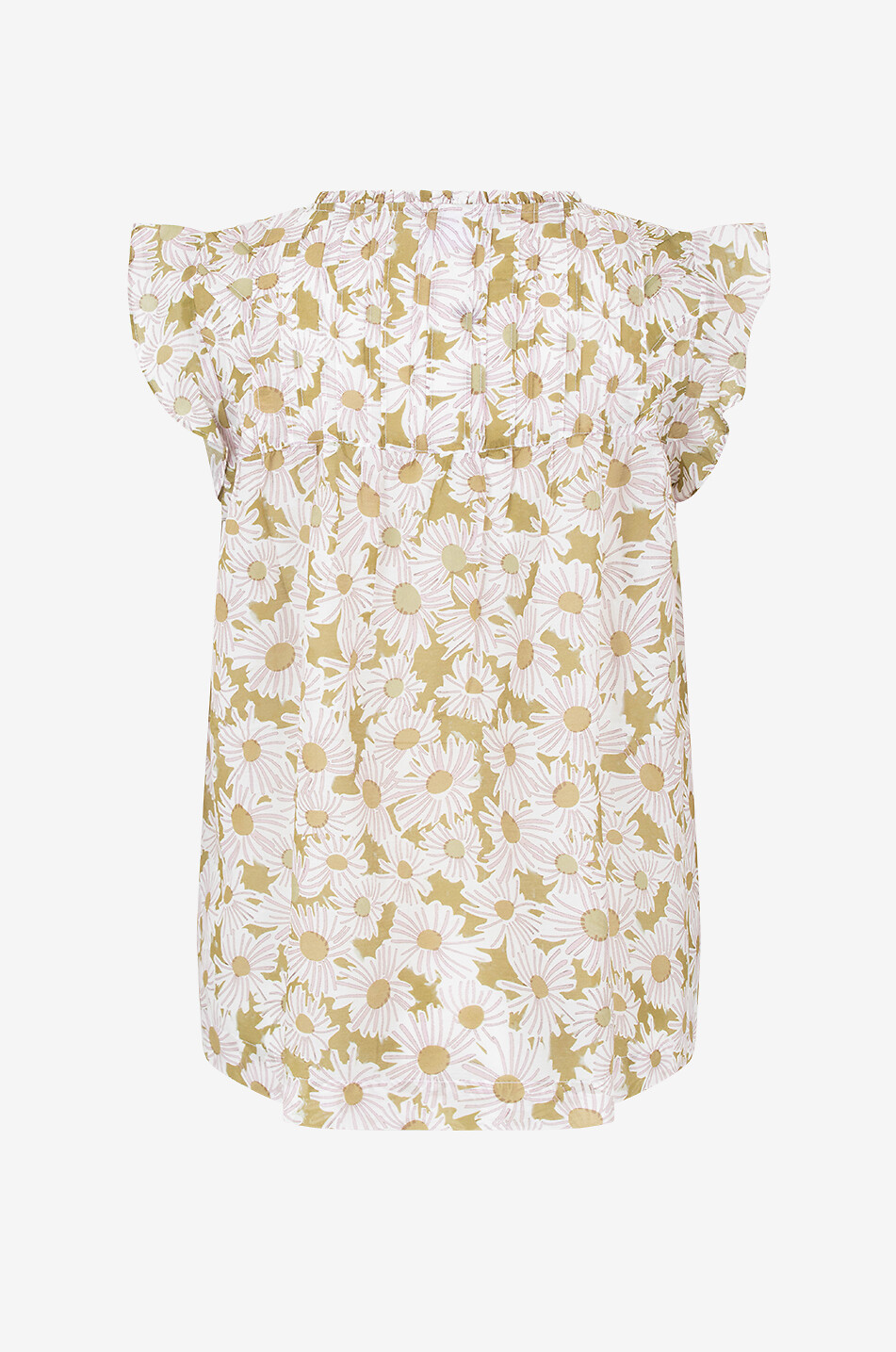 Top sans manches en coton et soie Lala